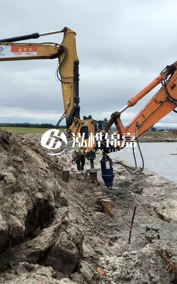 包頭挖機(jī)打木樁專業(yè)施工-打4米松木樁怎么計(jì)價(jià)？