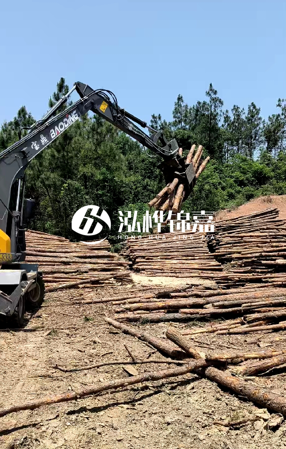 云南4米松木樁批發(fā)價(jià)格多少-4米小頭13-15直徑多少錢一根？