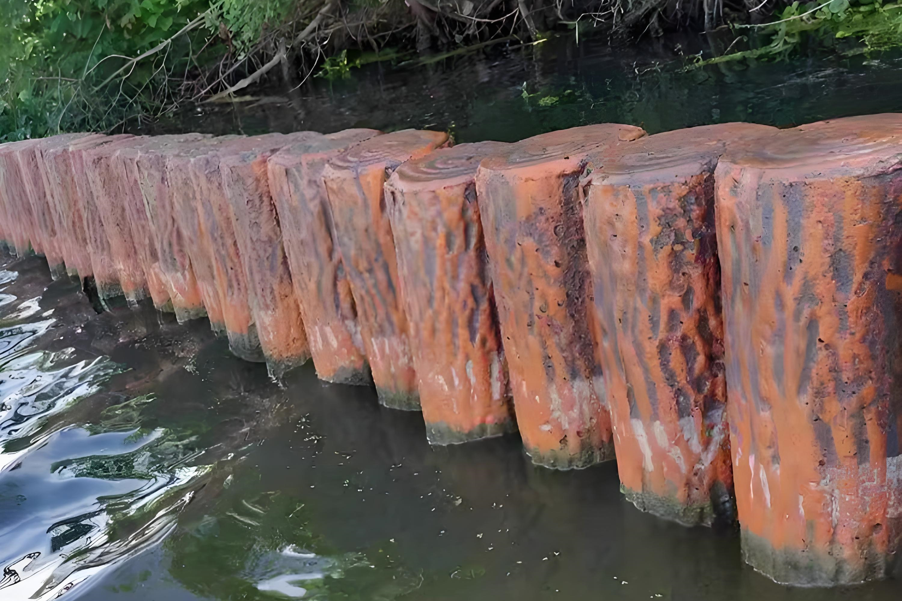 仿木樁批發(fā)廠家泓樺錦嘉-仿木樁施工能抗洪水沖擊嗎？