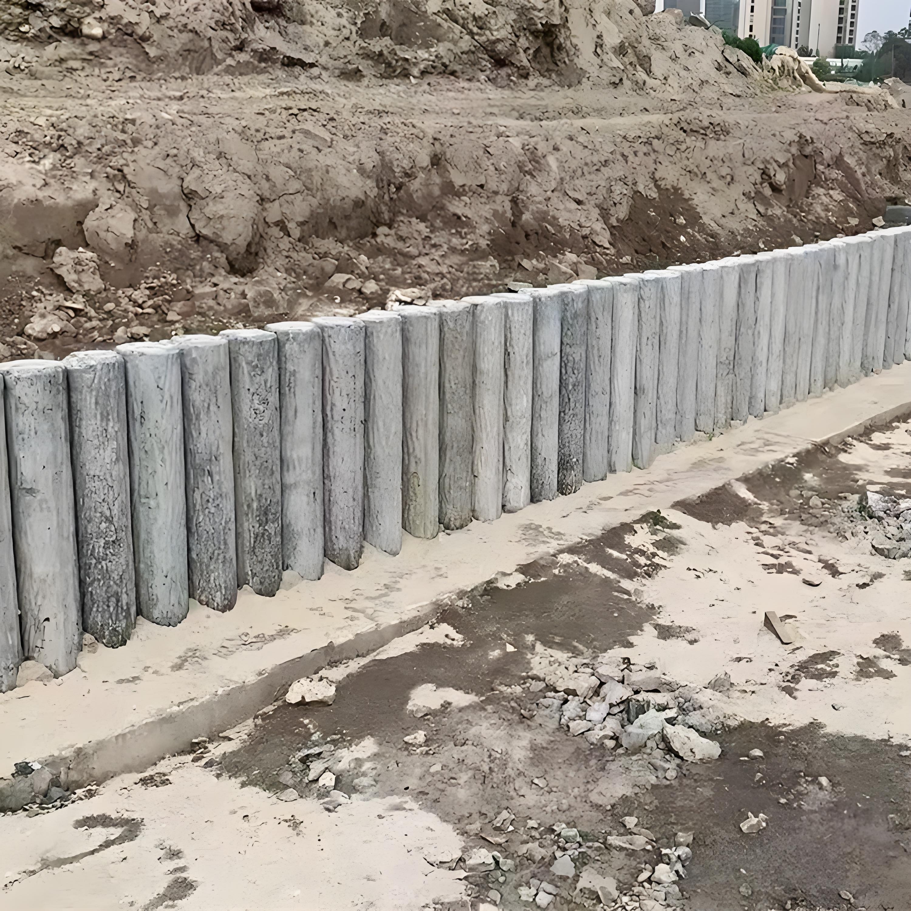 水泥樁批發(fā)廠家泓樺錦嘉 - 打水泥樁的樁間距最小可以是多少？?